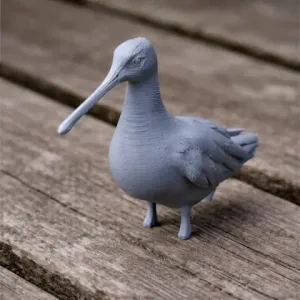Asian dowitcher - Prehistoric Animal STL