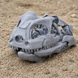 Yi (dinosaur) Skull - Skull Replica STL
