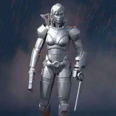 Female Shepard 3D Printer Files | Assembly