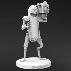 Pickle Rick With Guns 3D Printer Files | Assembly