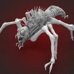 Gray Widower 3D Printing Miniature | Assembly