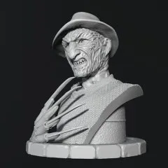 Freddy Krueger Bust 3D Printing Miniature | Static