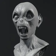 Demon Bust 3D Printing Miniature | Static