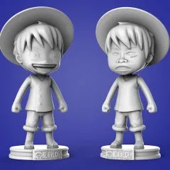 Chibi Monkey D. Luffy 3D Printing Model | Assembly