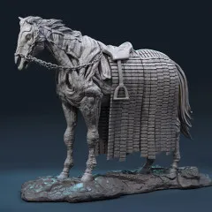 Wight Horse 3D Printing Model | Assembly