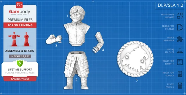 Tyrion 3D Printer Files | Assembly — Фото 9 из 9