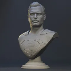 Superman Bust 3D Printer Files | Assembly