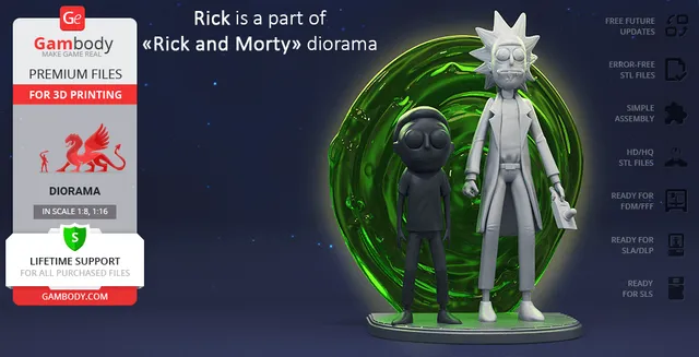 Rick 3D Printer Files | Assembly — Фото 4 из 9