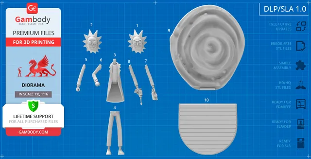 Rick 3D Printer Files | Assembly — Фото 8 из 9