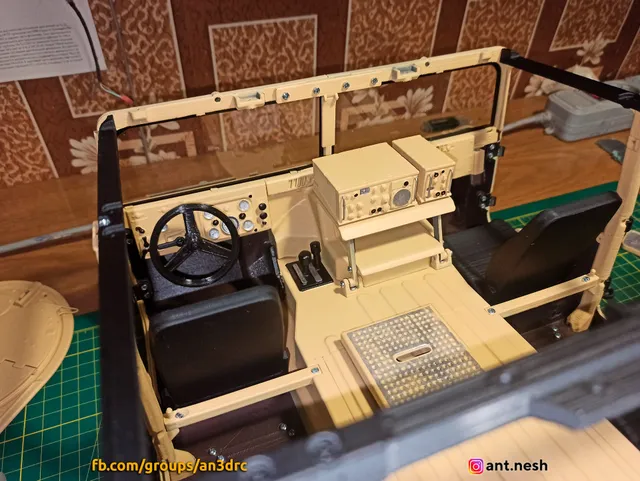 3D PRINTED RC CAR HMMWV (Humvee Hummer) BODY 2 in 1 set BY AN3DRC — Image 19 of 30