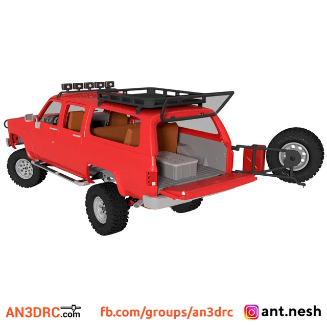 3D Printed RC Car Chevrolet K20 Suburban by AN3DRC — Image 7 of 9