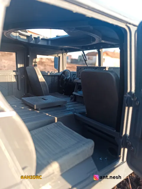 3D PRINTED RC CAR HMMWV (Humvee Hummer) BODY 2 in 1 set BY AN3DRC — Image 26 of 30