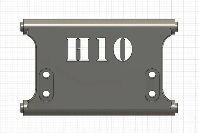 H10 optic - custom rear end with light — Image 3 of 8