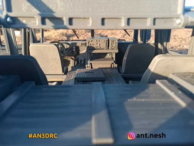 3D PRINTED RC CAR HMMWV (Humvee Hummer) BODY 2 in 1 set BY AN3DRC — Image 24 of 30