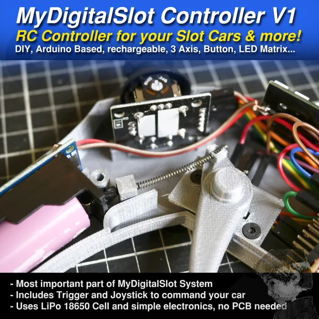 MyDigitalSlot Basic Controller. DIY Arduino based Radio Controller for your 1/32 Digital Slot cars — Фото 8 из 9