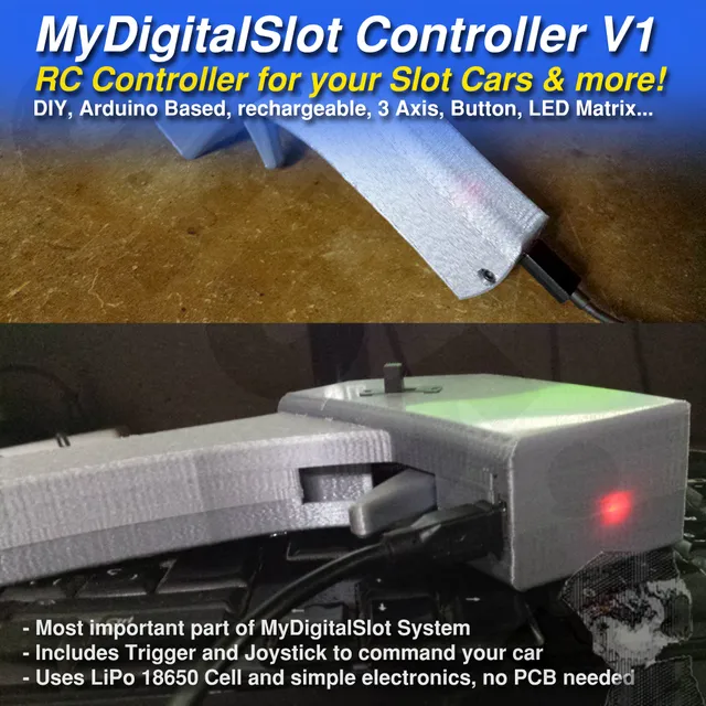 MyDigitalSlot Basic Controller. DIY Arduino based Radio Controller for your 1/32 Digital Slot cars — Фото 9 из 9