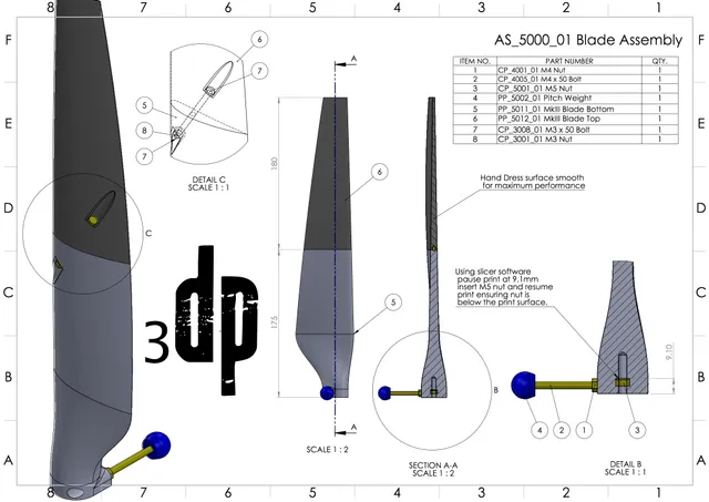 MKIII 50 Watt 3d printable Wind Turbine — Фото 3 из 15
