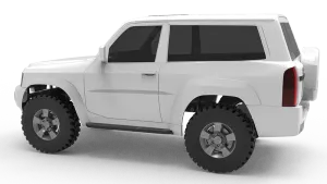 Nissan Patrol Y61 (UNCUT ONE PIECE VERSION) 275mm wheelbase