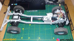 3D Printed Hummer H1 Chassis by AN3DRC