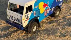 Racing rally truck
