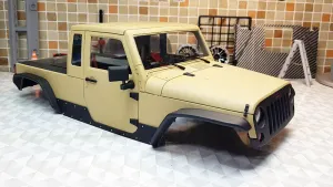 1:10 Jeep JK Rubicon pickup 313mm(with interior set)