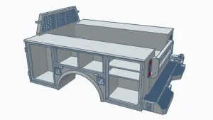 1/10 scale service bed (non-crane) fits CEN F450