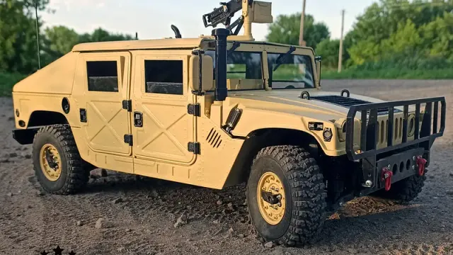 3D PRINTED RC CAR HMMWV (Humvee Hummer) BODY 2 in 1 set BY AN3DRC