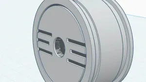 Hotwheels styled insert for 26mm Adjustable offset wheel.