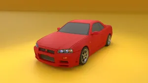 RC 1/10 Skyline r34 GTR
