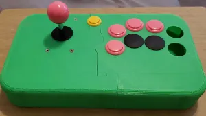 Arcade Stick with Swappable Top