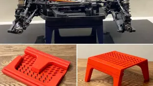 Foldable and portable 1/8 RC buggy pit stand