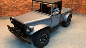 LIKE DODGE M37 1/4 TON TRUCK - BODY FOR AXIAL SCX10II 313mm chassis