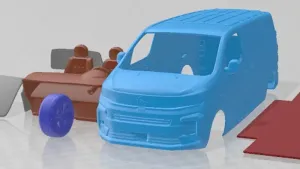 Opel Vivaro Van L2 2024 Printable