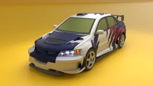 RC 1/10 Lancer E VIII - Blacklist #9