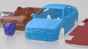 Kia Spectra 2006 Printable Car