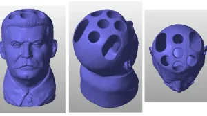 Bust of Stalin Pen Pencil Holder