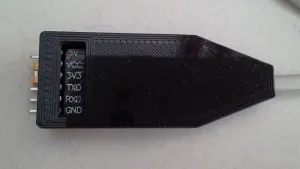 USB to RS232 cable extension and PCB case