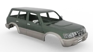 Nissan Patrol Y61 GR 5 Door STL files
